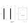 Michigan Rectangle Front-Lit LED Bathroom Mirrors