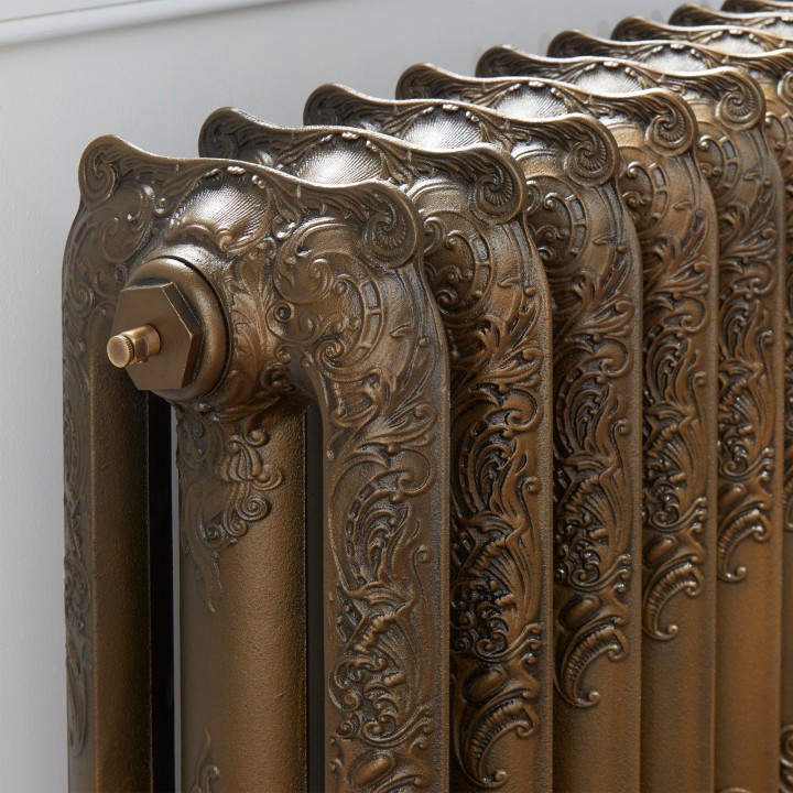 765mm (h) Charlestone 3 Column Traditional Cast Iron Rads