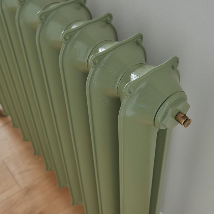 750mm (h) Mulberry 2 Column Traditional Cast Iron Radiators