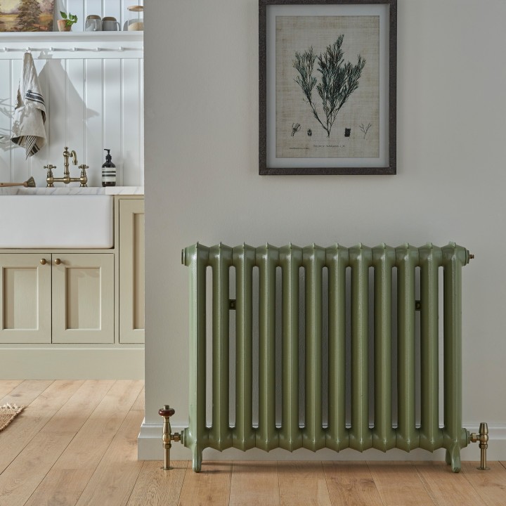 750mm (h) Mulberry 2 Column Traditional Cast Iron Radiators