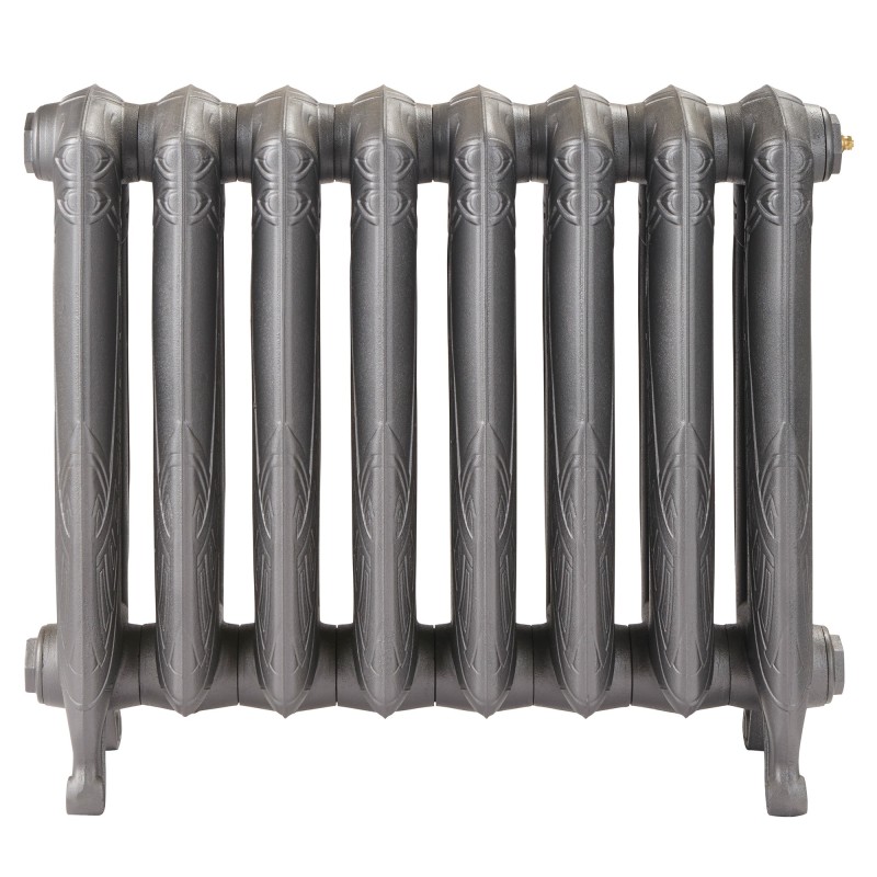 Shelby 570mm 2 Column Ornamental Cast Iron Radiator - Side View