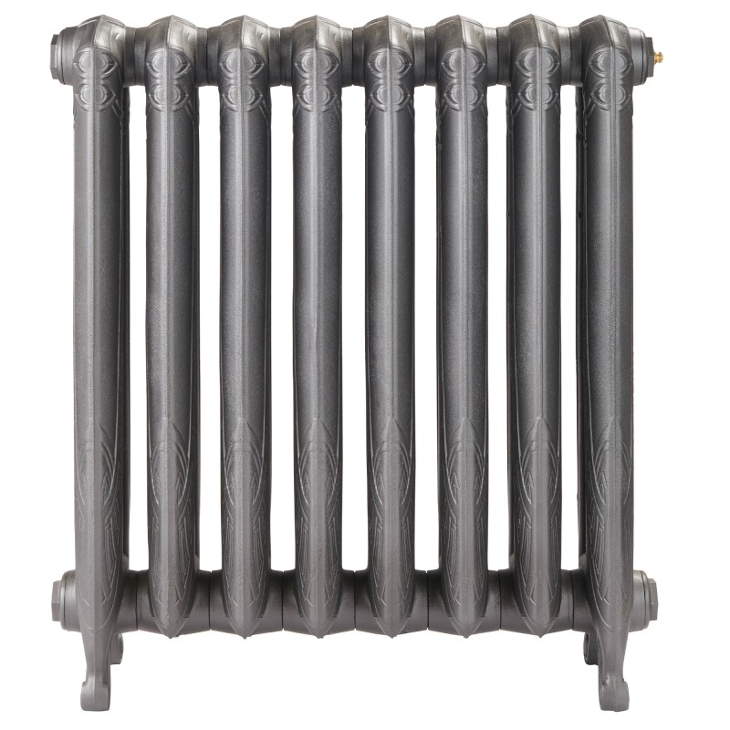 Shelby 740mm 2 Column Ornamental Cast Iron Radiator - Side View