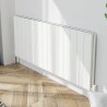 1420mm (w) x 600mm (h) "Tower" Double Panel White Horizontal Aluminium Radiator (30 Extrusions)