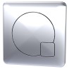 chrome flush plate - closeup