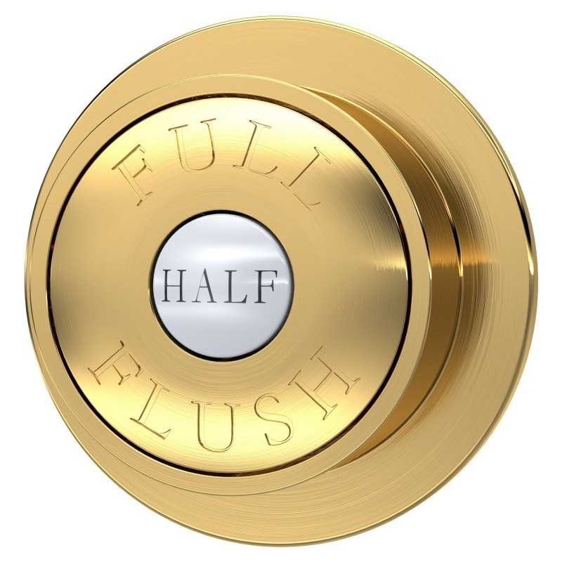 brass flush plate - closeup