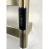 500mm (w) x 700mm (h) Strata Flat Bar Dry Electric Towel Rail – Brushed Brass Stainless