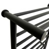 700mm (w) x 500mm (h) Axis Dry Electric Towel Shelf – Black - Closeup