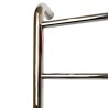 600mm (w) x 700mm (h) Contour Dry Electric Towel Shelf – Polished Stainless - Insitu