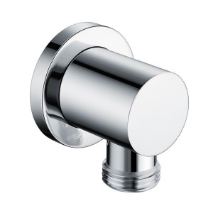 Chrome Round Wall Mounted Shower Outlet Elbow