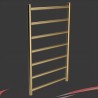 Vertis Designer Brushed Brass PVD Plated, Stainless Steel Towel Rails (3 Sizes)
