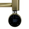 Athena WIFI Brushed Brass Electric Radiator Towel Rail Heating Elements