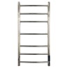 400mm (w) x 800mm (h) Curva Polished Stainless Steel Dry Electric Towel Rail (In-Built Controller)