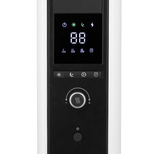 2000W Mill WIFI Designer Electric Oil-Filled Vertical Free Standing Heater - 420mm(w) x 660mm(h)