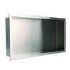 600 x 300mm Shower Niche - Stainless Steel