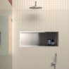 600 x 300mm Shower Niche - Stainless Steel