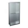 300 x 600mm Shower Niche with Shelf - Stainless Steel