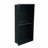 300 x 600mm Shower Niche with Shelf - Black