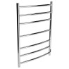 600mm (w) x 800mm (h) Curva Polished Stainless Steel Dry Electric Towel Rail (In-Built Controller)