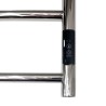 400mm (w) x 800mm (h) Curva Polished Stainless Steel Dry Electric Towel Rail (In-Built Controller)