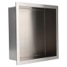 300 x 300mm Shower Niche - Stainless Steel