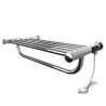 500mm (w) x 115mm (h) x 260mm (d) Ledge Polished Stainless Steel Dry Electric Towel Shelf (In-Built Controller)