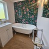 Vintage Birds Acrylic - Showerwall Panel