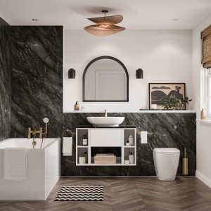 Nero Marble - Showerwall Panels