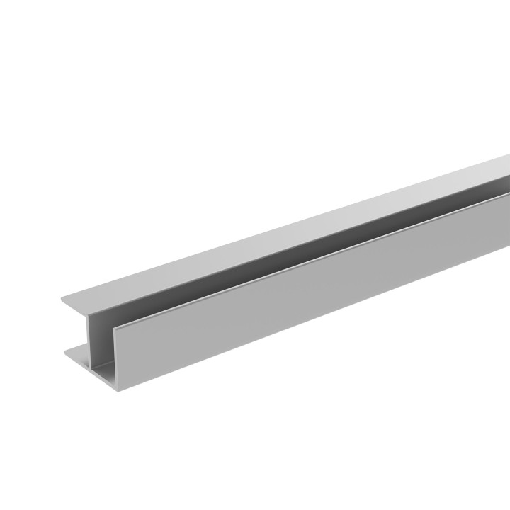 Showerwall External Corner Trims - Satin Silver