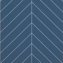 Nordic Blue Chevron Tile Effect - Showerwall Panels