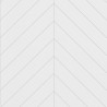 Snow White Chevron Tile Effect - Showerwall Panels