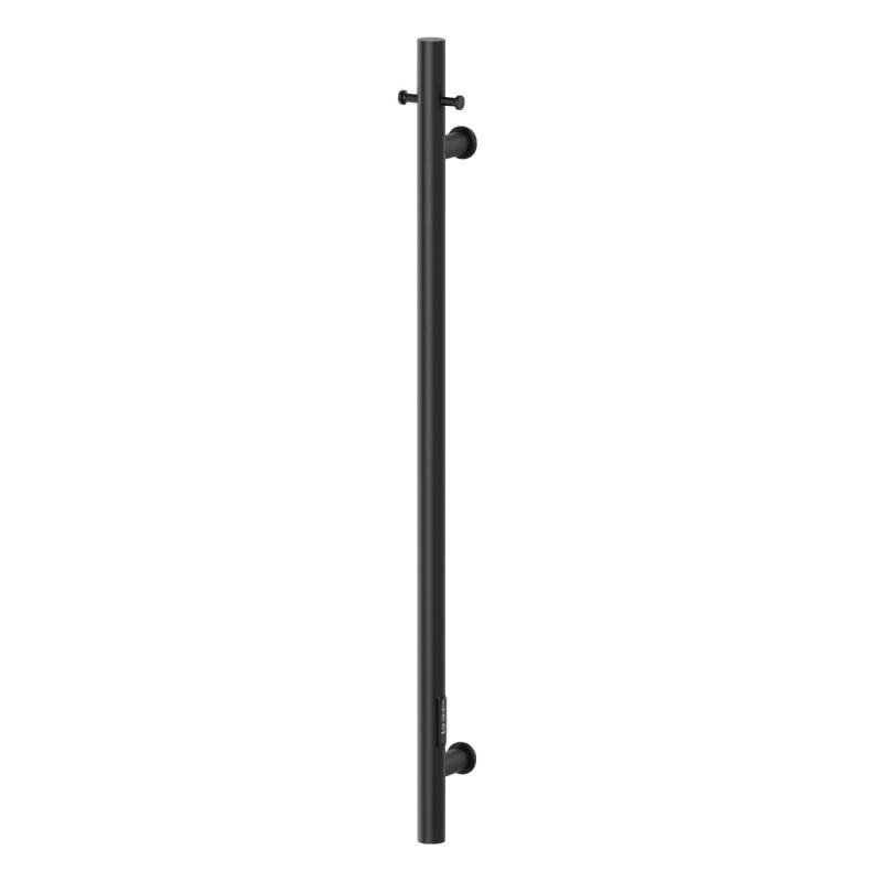 100mm (w) x 1100mm (h) Matt Black Stainless Steel Dry Electric Coat Robe Hanger/Dryer (In-Built Controller)