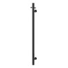 100mm (w) x 1100mm (h) Matt Black Stainless Steel Dry Electric Coat Robe Hanger/Dryer (In-Built Controller)
