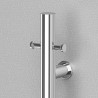 100mm (w) x 1100mm (h) Polished Stainless Steel Dry Electric Coat Robe Hanger/Dryer closeup