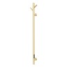 140mm (w) x 1100mm (h) Brushed Brass Stainless Steel Dry Electric Coat Robe Hanger/Dryer (In-Built Controller)