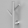 140mm (w) x 1100mm (h) Polished Stainless Steel Dry Electric Coat Robe Hanger/Dryer closeup