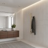 140mm (w) x 1100mm (h) Brushed Brass Stainless Steel Dry Electric Coat Robe Hanger/Dryer (In-Built Controller)