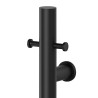 100mm (w) x 1100mm (h) Matt Black Stainless Steel Dry Electric Coat Robe Hanger/Dryer (In-Built Controller)