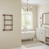 500mm (w) x 750mm (h) Harley Brushed Bronze Traditional Wall Mounted Towel Rail Radiator