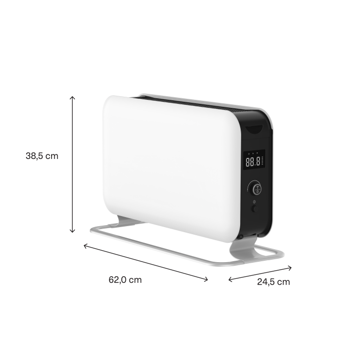 1500W Mill Electric Free Standing Convector Heater