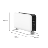 1500W Mill Electric Free Standing Convector Heater