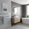 550mm(w) Square Polished Stainless Steel Heated Electric Towel Bars (Pack of 3)