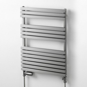 Aeon Atilla Designer Brushed & Polished Stainless Steel Towel Rails (3 Sizes)