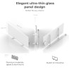 AENO Smart LED Wifi White Glass Infrared Reversible Panel Heater 700W