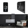 AENO Smart LED Wifi White Glass Infrared Reversible Panel Heater 700W