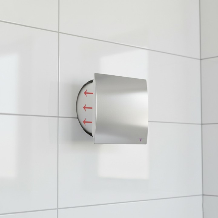 100mm Turbo Bathroom Extractor Fan with Timer – 4 Cover Colour Options