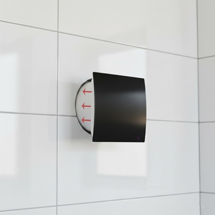 100mm Turbo Bathroom Extractor Fan with Timer – 4 Cover Colour Options