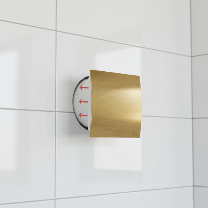 100mm Turbo Bathroom Extractor Fan with Timer – 4 Cover Colour Options