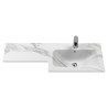 Arno 1100mm Freestanding Bathroom Combination Vanity Unit – Basin & WC Set