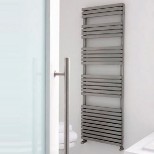 Aeon "Atilla" Designer Brushed & Polished Stainless Steel Towel Rails (3 Sizes)