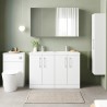 Arno 1200mm Freestanding Cupboard Double Sink Vanity Units